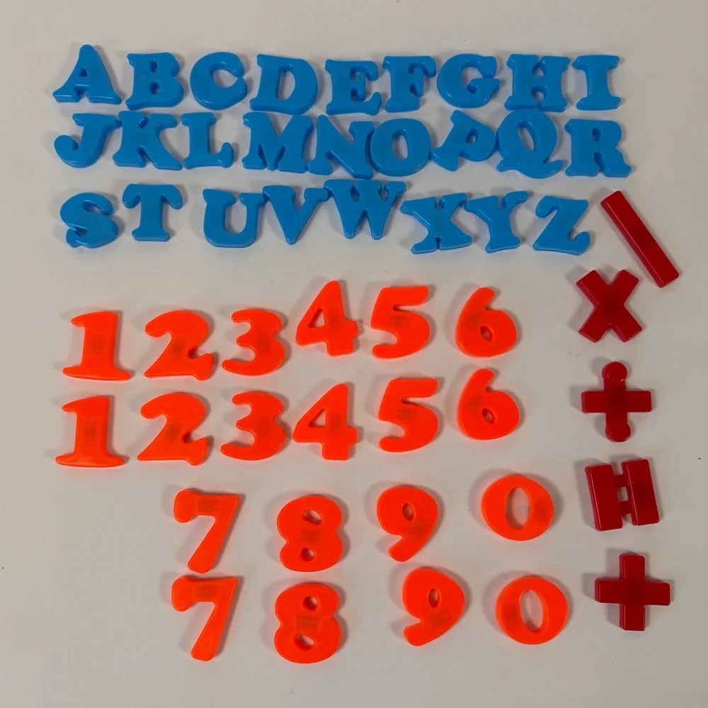 Magnetic Letters and Numbers Set